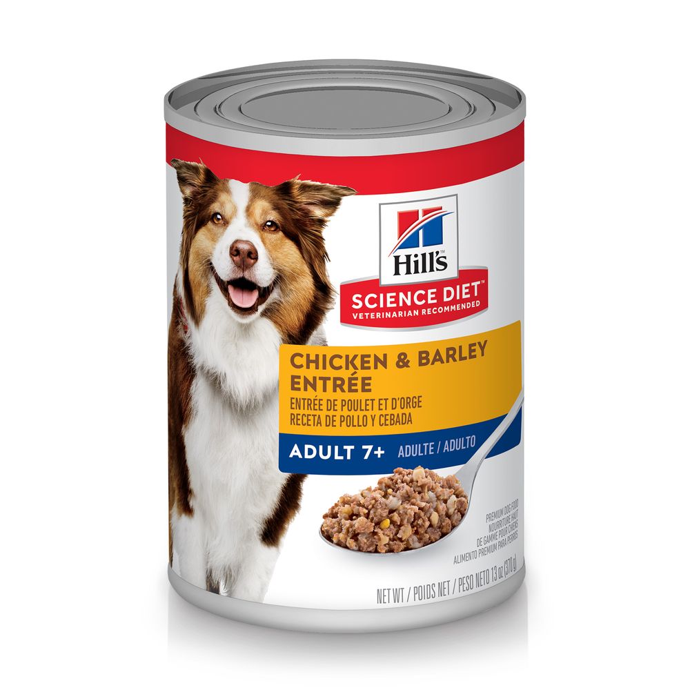 Hill's Science Diet Adult Chicken & Barley Entrée wet dog food can, 13oz