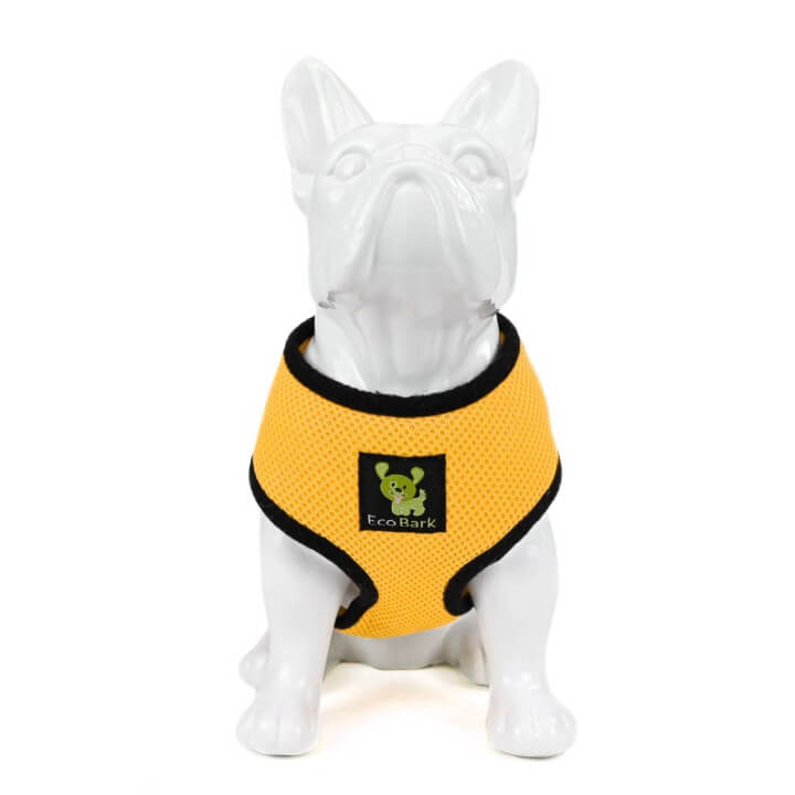 Yellow Over-the-Head Dog Harness, Vest Halter, XS to XX-Large